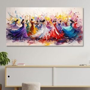 SAF PRECISIO Unframed Rolled Art Print||Modern Art Canvas Wa…