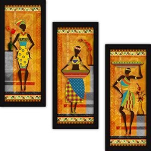 FATMUG Wall Paintings For Living Room With Frame – Tribal Ab…