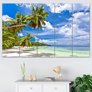 Maxstone Beautiful Sea Beach Scenery Nature Wall Painting/Wa…