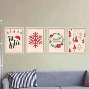 Painting Mantra Gallery Wall Art Set, Christmas Prints, Merr…