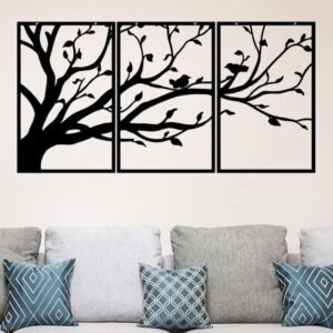 NYTRYD Tree Metal Wall Decor Tree of Life Metal Wall Art Set…